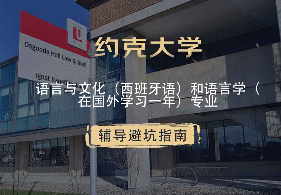 约克大学UOY语言与文化（西班牙语）和语言学（在国外学习一年）辅导避坑指南