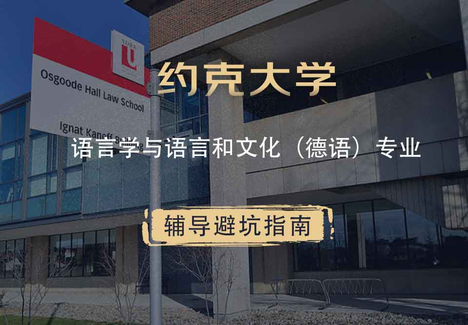 约克大学UOY语言学与语言和文化（德语）辅导避坑指南