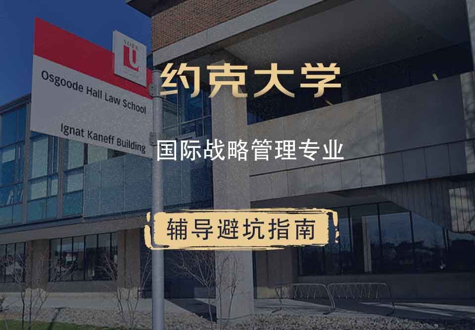 约克大学UOY国际战略管理辅导避坑指南