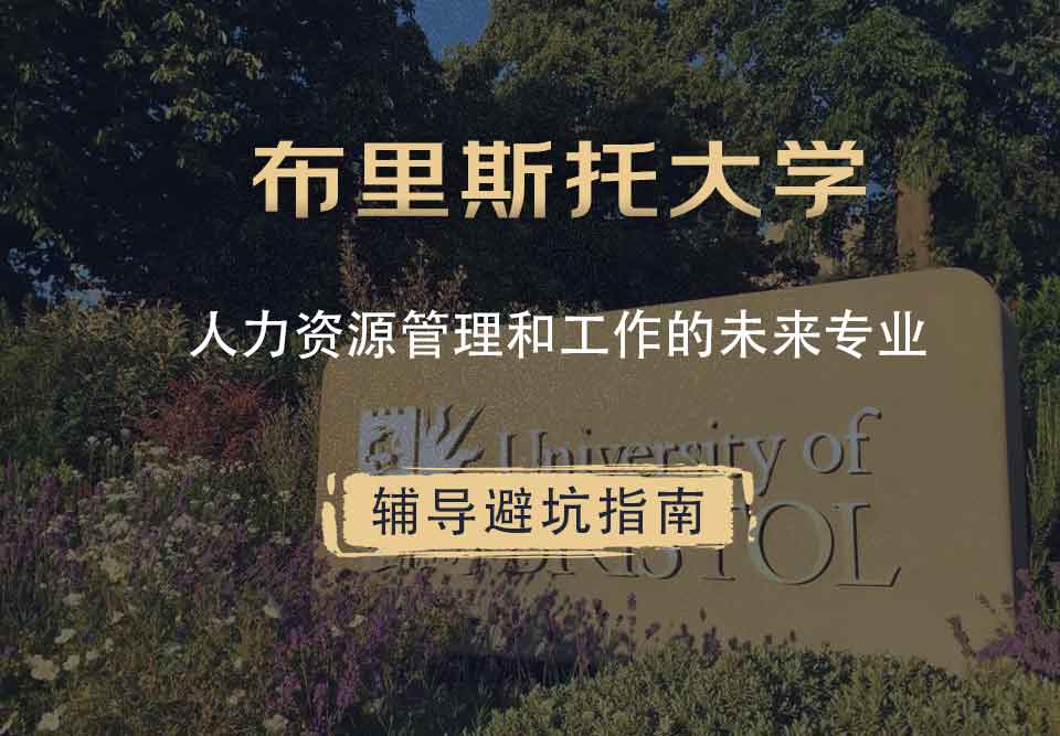 布里斯托大学布大人力资源管理和工作的未来辅导避坑指南