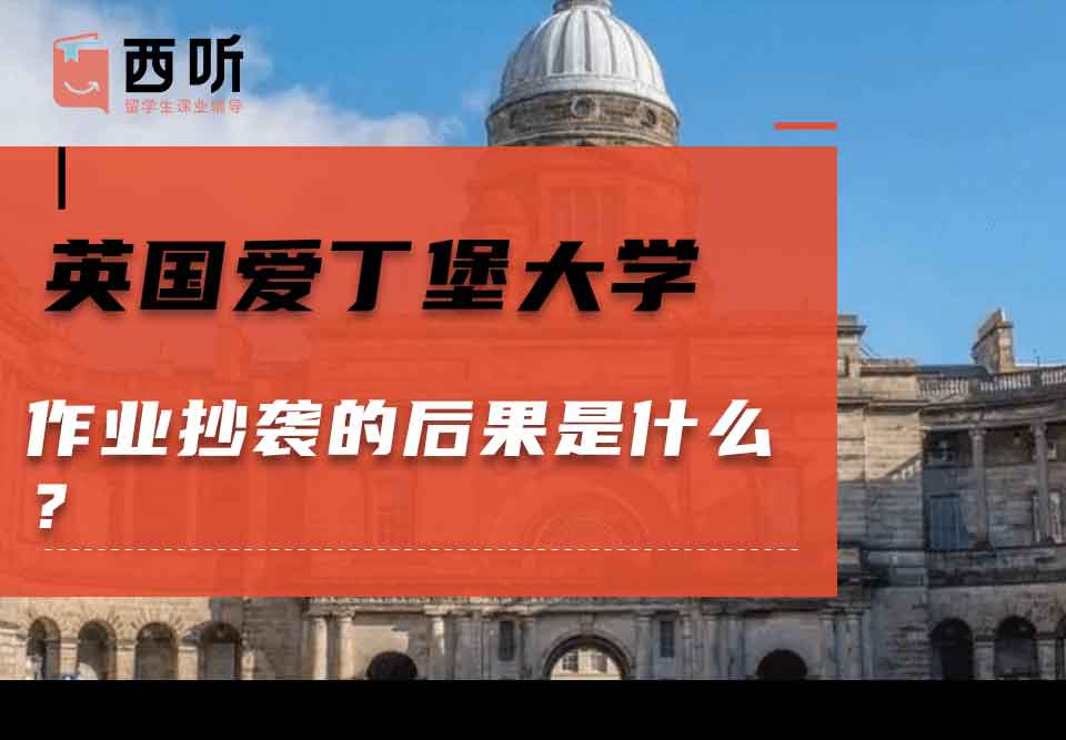 英国爱丁堡大学作业抄袭的后果是什么？