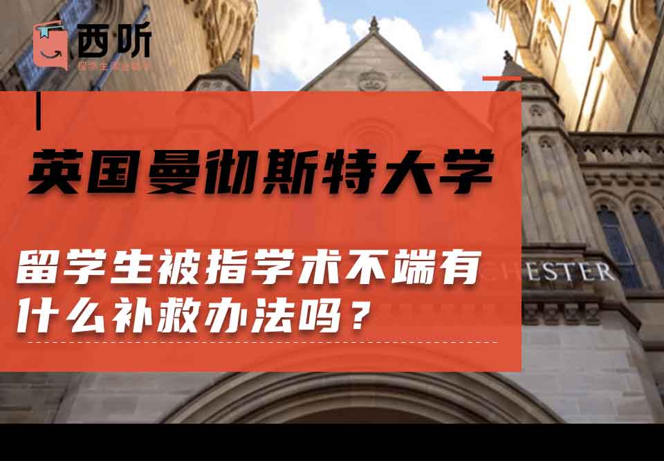 英国曼彻斯特大学留学生被指学术不端有什么补救办法吗？