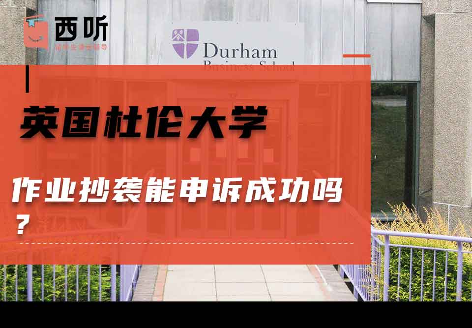 英国杜伦大学作业抄袭能申诉成功吗？