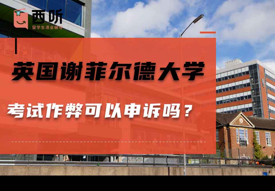 英国谢菲尔德大学考试作弊可以申诉吗？