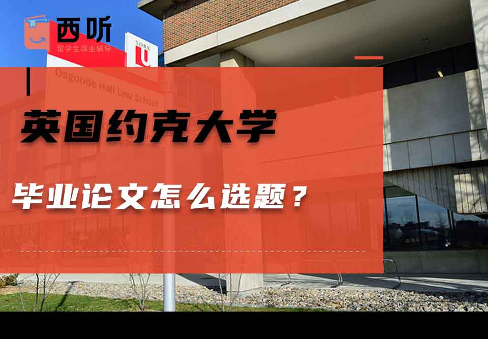 英国约克大学毕业论文怎么选题？