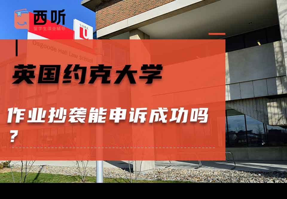 英国约克大学作业抄袭能申诉成功吗？