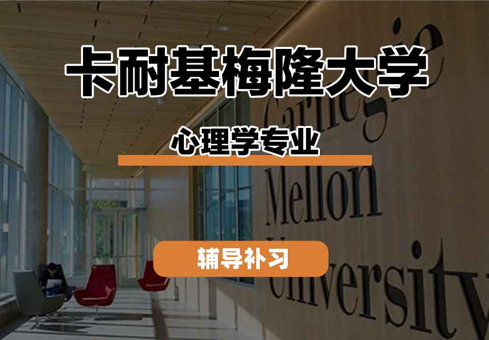 留学生线上一对一辅导丨卡耐基梅隆大学psychology 专业研究内容是什么？