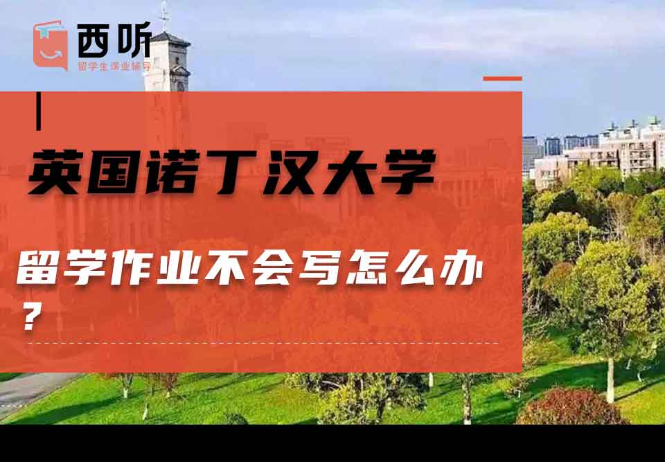 英国诺丁汉大学留学作业不会写怎么办？