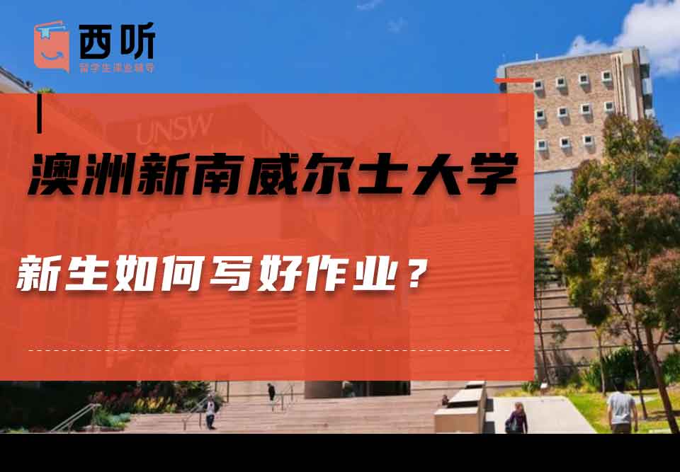 澳洲新南威尔士大学新生如何写好作业？