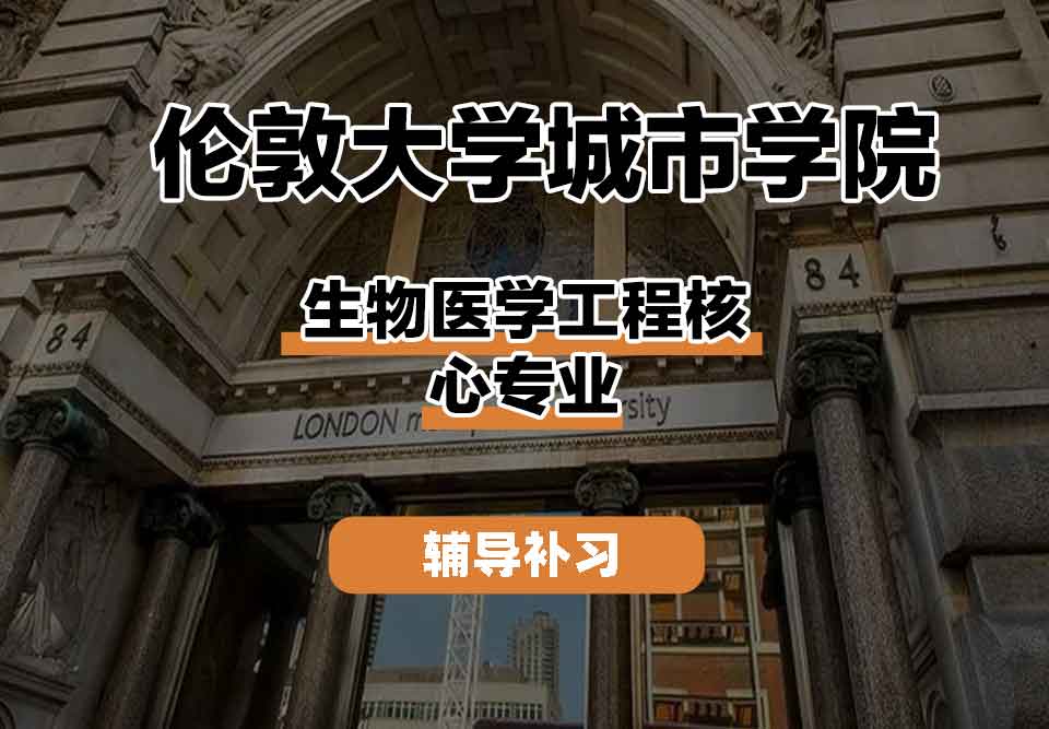 留学生线上一对一辅导丨伦敦大学城市学院Coreofbiomedicalengineering专业课程有什么？
