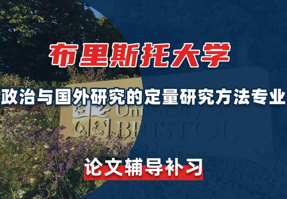 留学生论文写作辅导丨布大政治与国外研究的定量研究方法专业论文写作思路总结