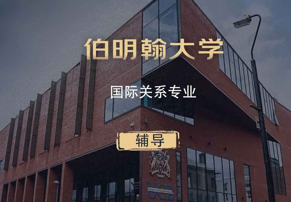 伯明翰国际关系IR辅导