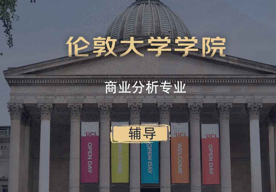 UCL商业分析BA辅导
