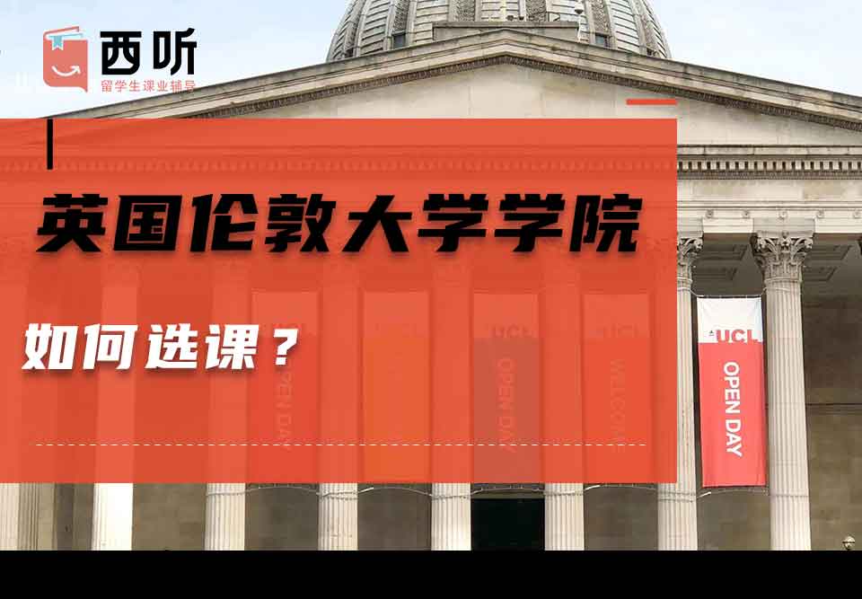 英国伦敦大学学院如何选课？