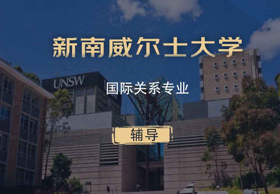 UNSW国际关系IR辅导