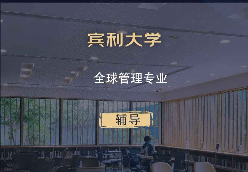 宾利大学Upenn全球管理辅导