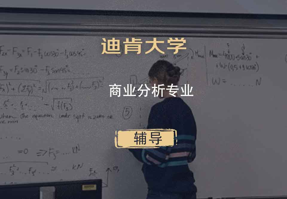 迪肯大学DKU商业分析辅导
