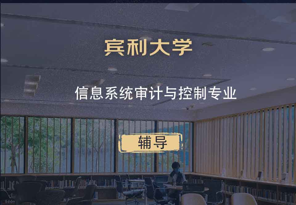 宾利大学Upenn信息系统审计与控制辅导
