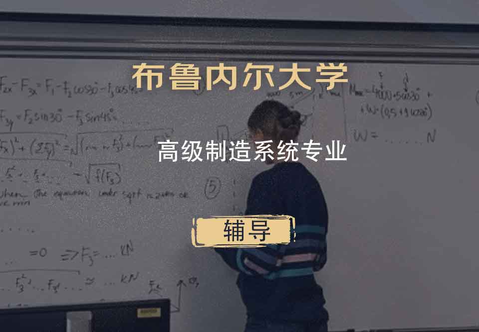 布鲁内尔大学Brunel高级制造系统辅导