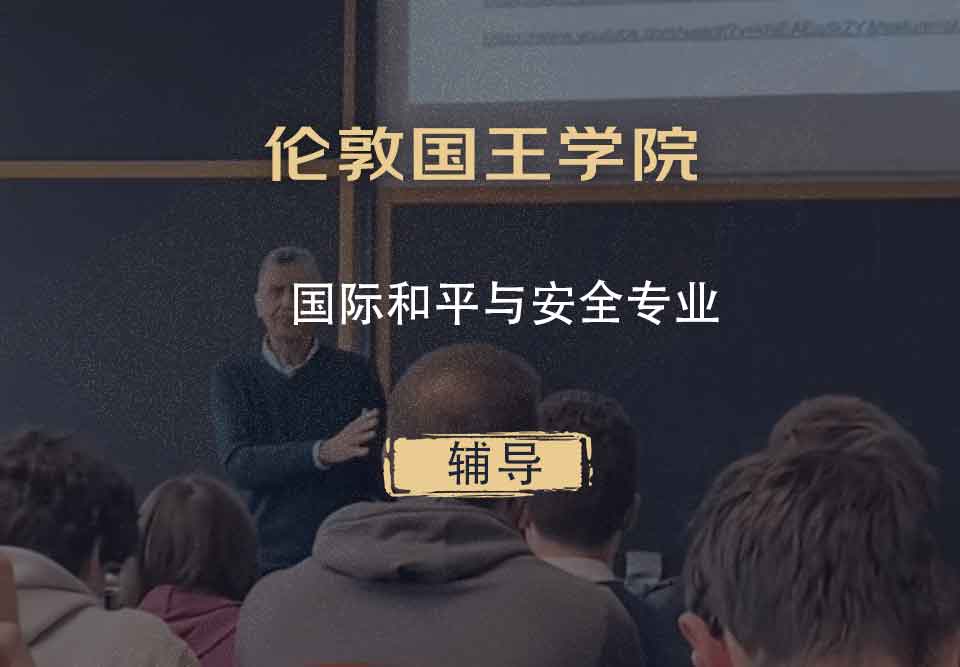 伦敦国王学院KCL国际和平与安全辅导