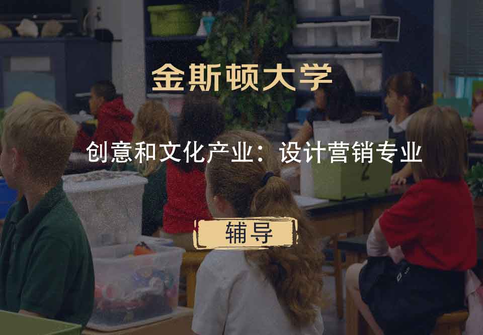 金斯顿大学KU创意和文化产业：设计营销辅导