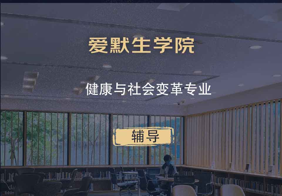 爱默生学院健康与社会变革辅导