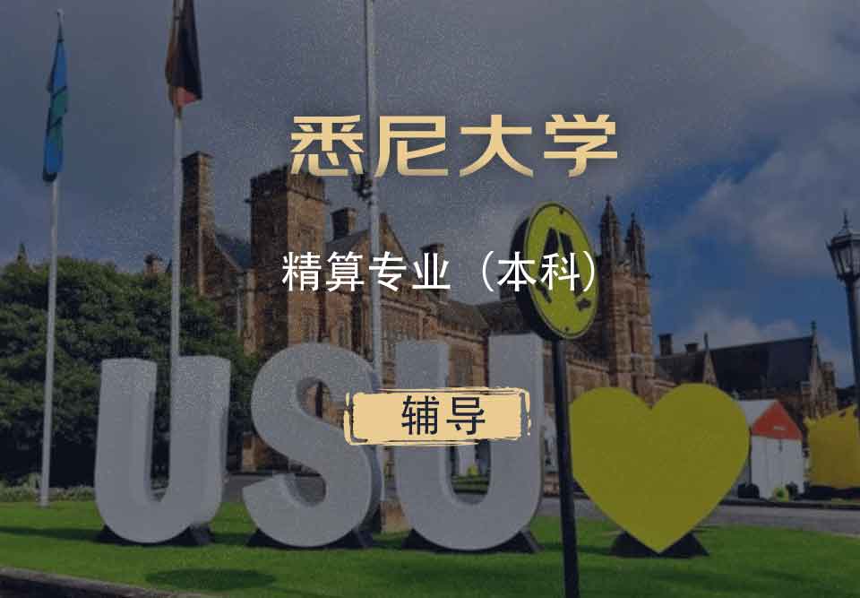 悉大精算Actuarial本科辅导