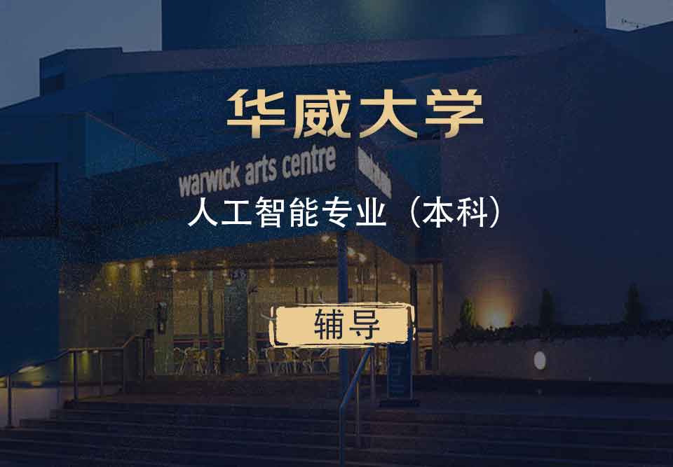 华威人工智能AI本科辅导