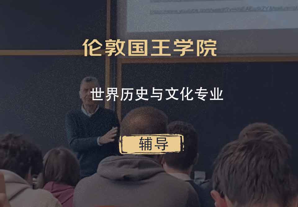 伦敦国王学院KCL世界历史与文化辅导