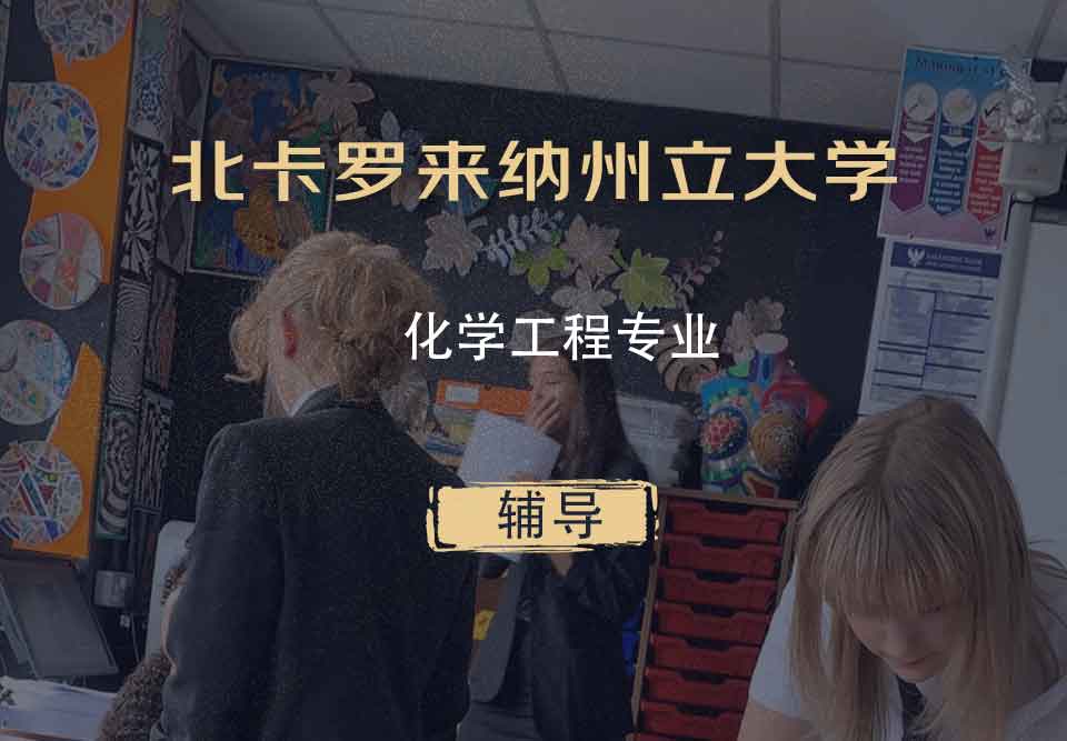 北卡罗来纳州立大学NCSU化学工程辅导