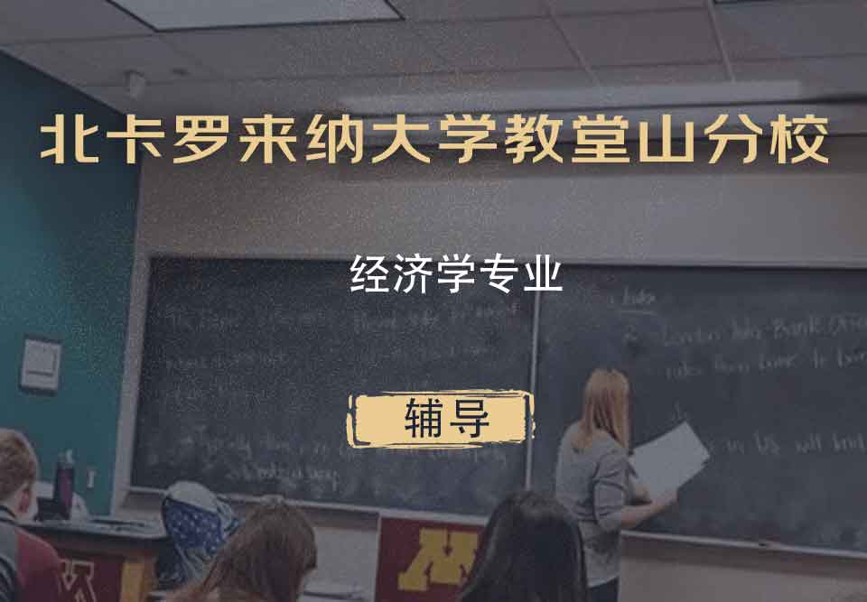 北卡罗来纳大学UNC教堂山分校经济学辅导