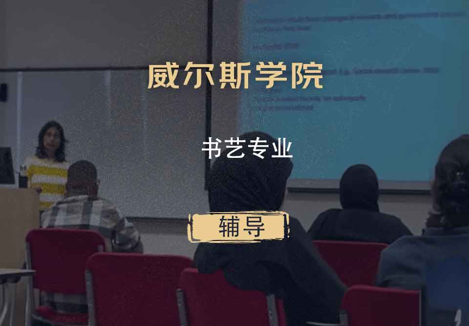 威尔斯学院GCC书艺辅导