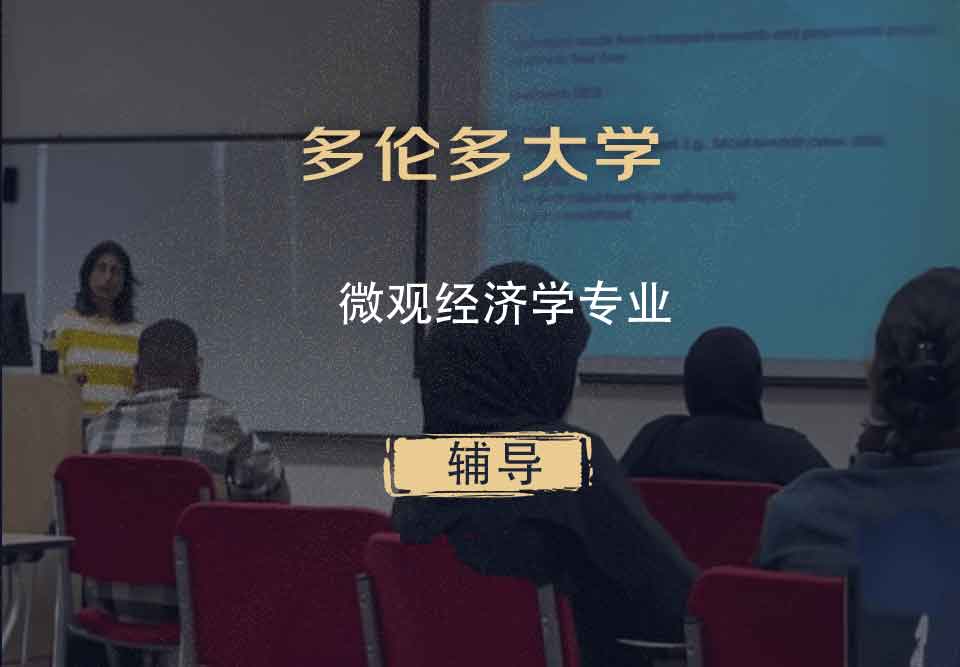 多伦多大学UofT微观经济学辅导