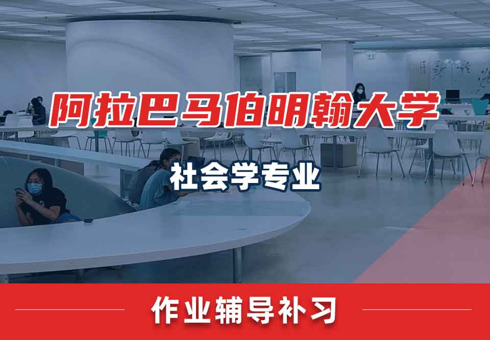 阿拉巴马伯明翰大学UAB社会学作业辅导补习补课