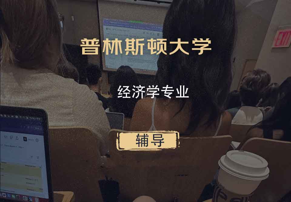 普林斯顿大学经济学辅导