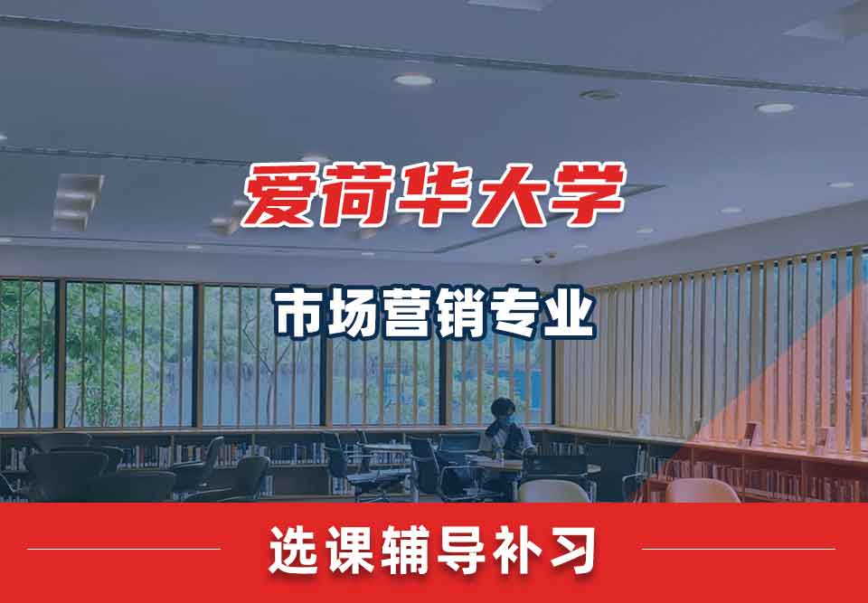 爱荷华大学U-Iowa市场营销选课辅导补习补课