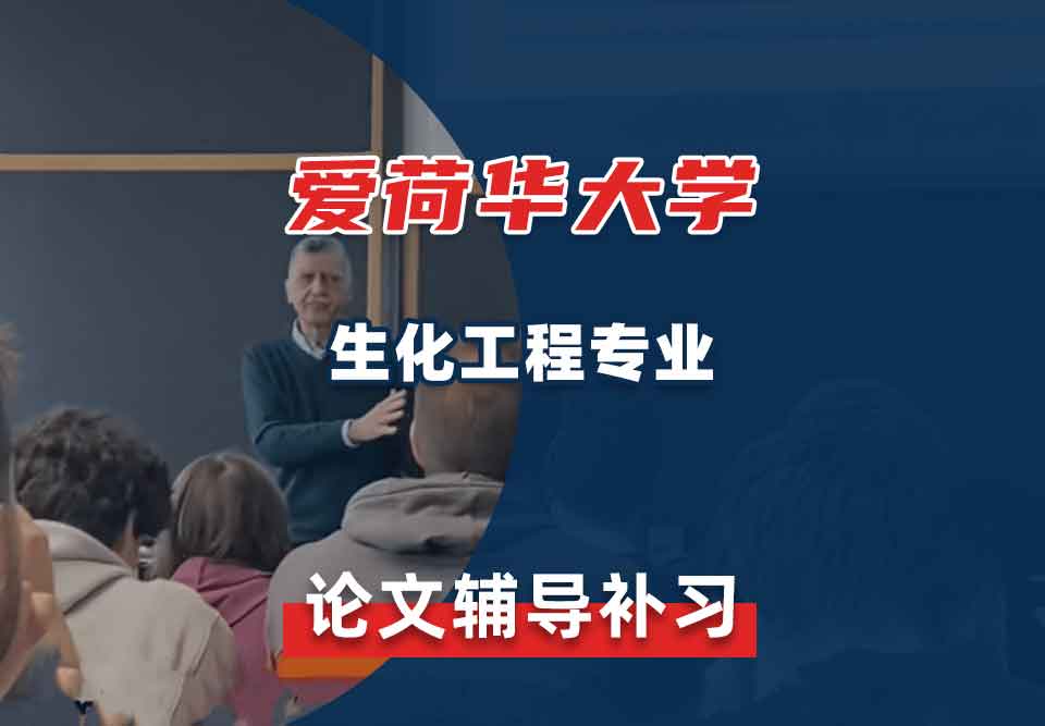 爱荷华大学U-Iowa生化工程论文辅导补习补课