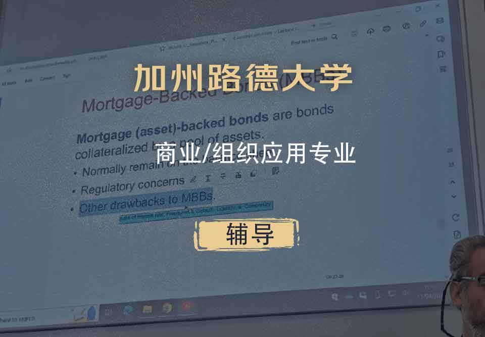 加州路德大学CLU商业/组织应用辅导