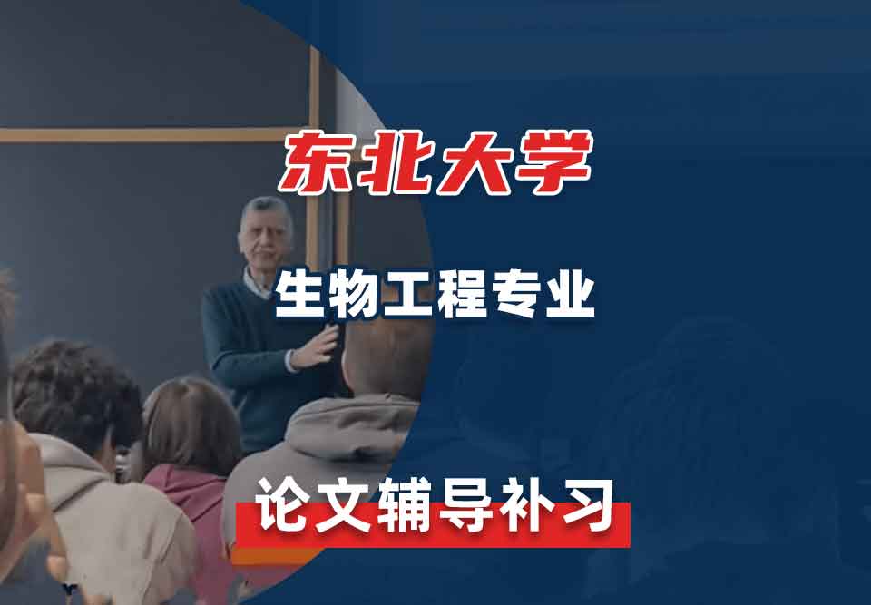 东北大学NEU生物工程论文辅导补习补课