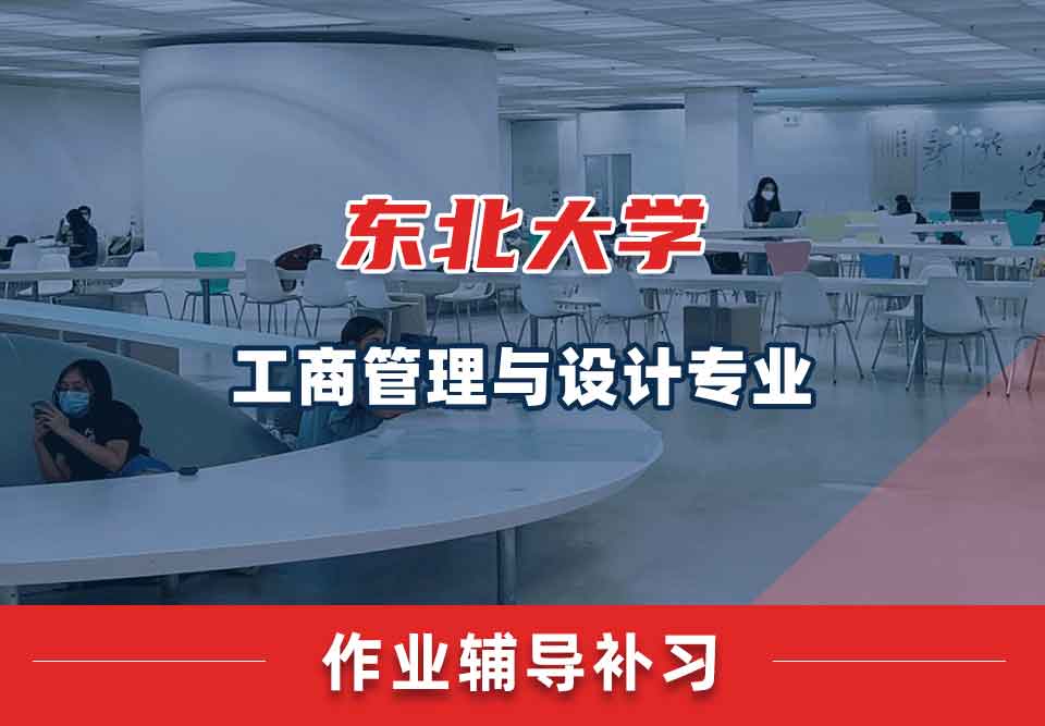 东北大学NEU工商管理与设计作业辅导补习补课