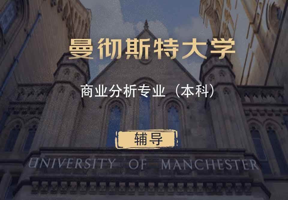 曼大商业分析BA本科辅导