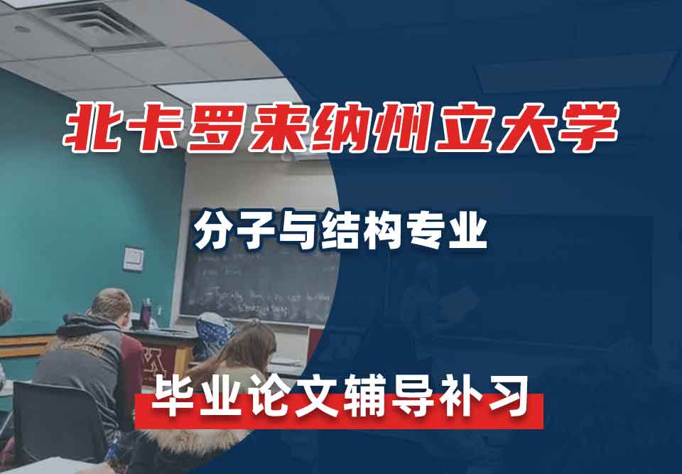 北卡罗来纳州立大学NCSU分子与结构毕业论文辅导补习补课