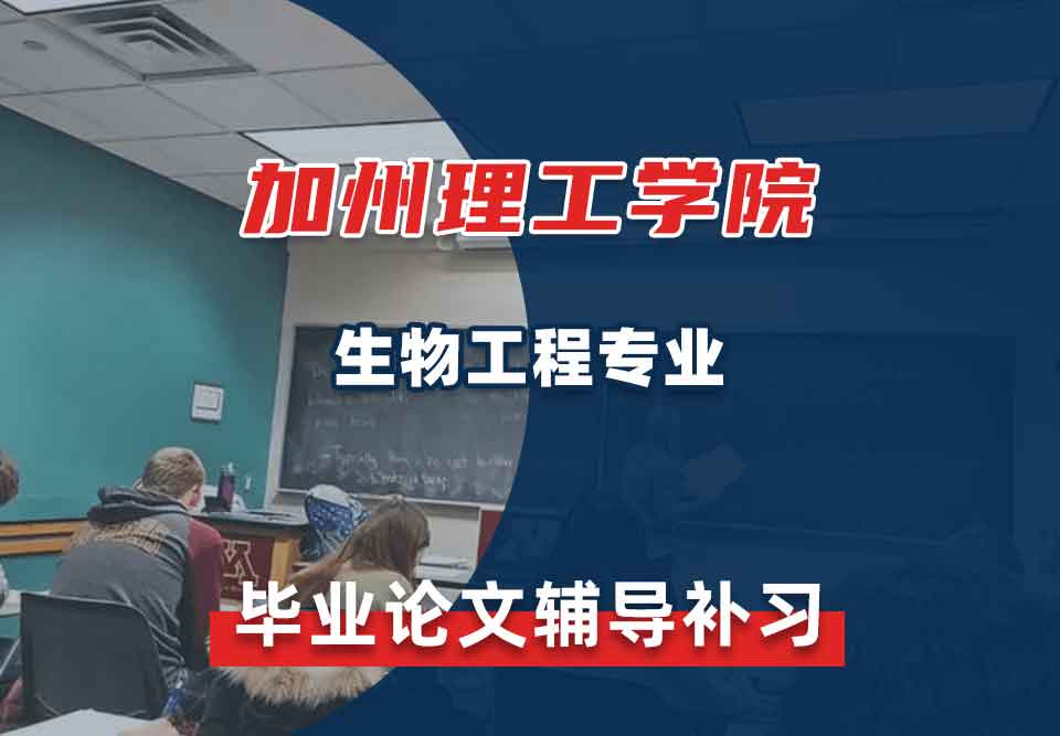 加州理工学院Caltech生物工程毕业论文辅导补习补课