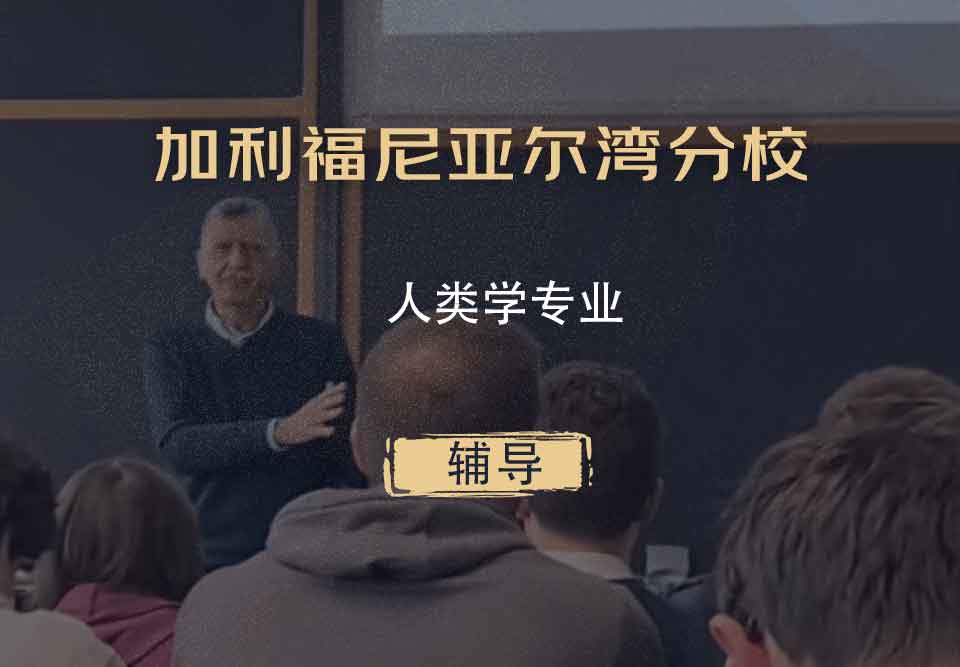 加利福尼亚尔湾分校UCI人类学辅导