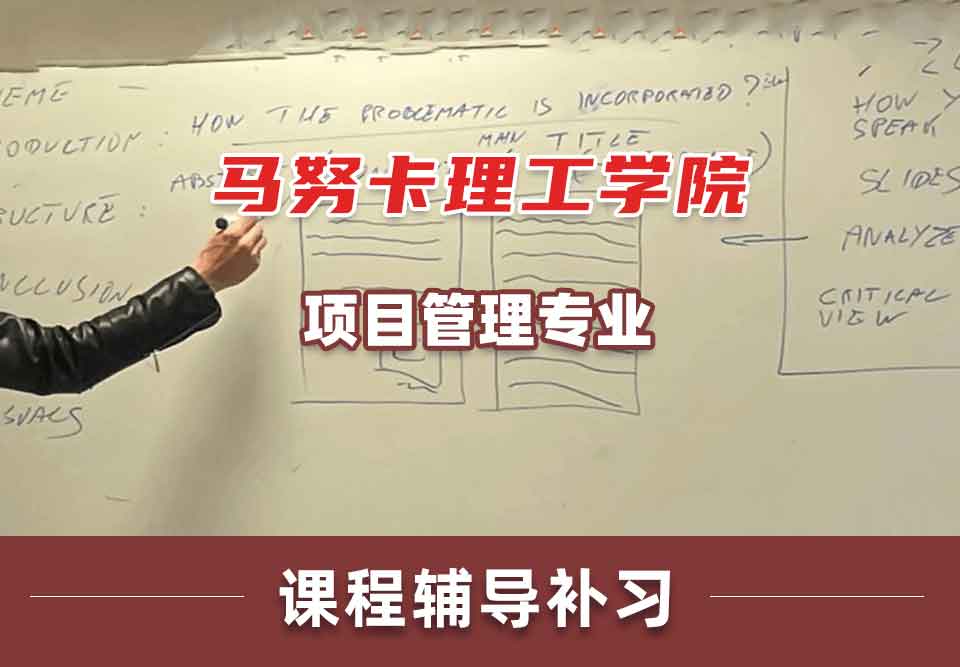 马努卡理工学院MIT项目管理课程辅导补习补课