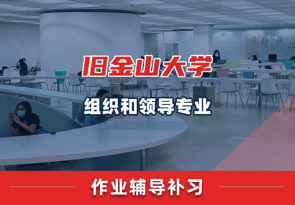 旧金山大学USF组织和领导作业辅导补习补课