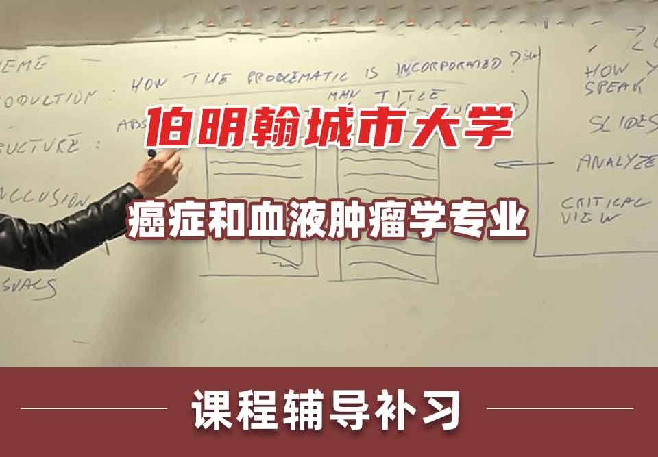 伯明翰城市大学BCU癌症和血液肿瘤学课程辅导补习补课