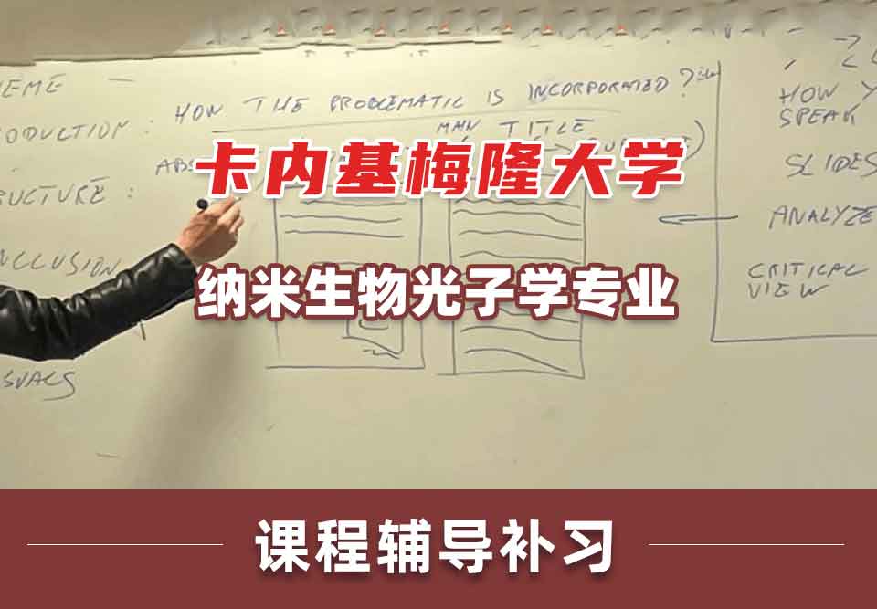 卡内基梅隆大学CMU纳米生物光子学课程辅导补习补课