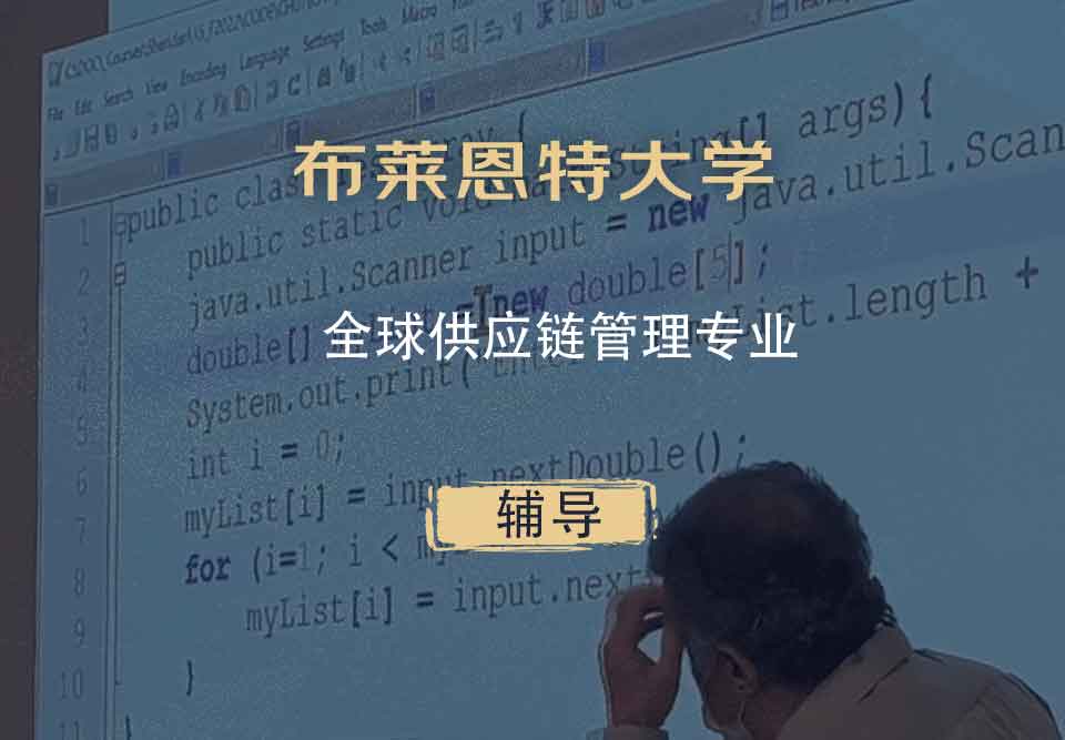 布莱恩特大学全球供应链管理辅导