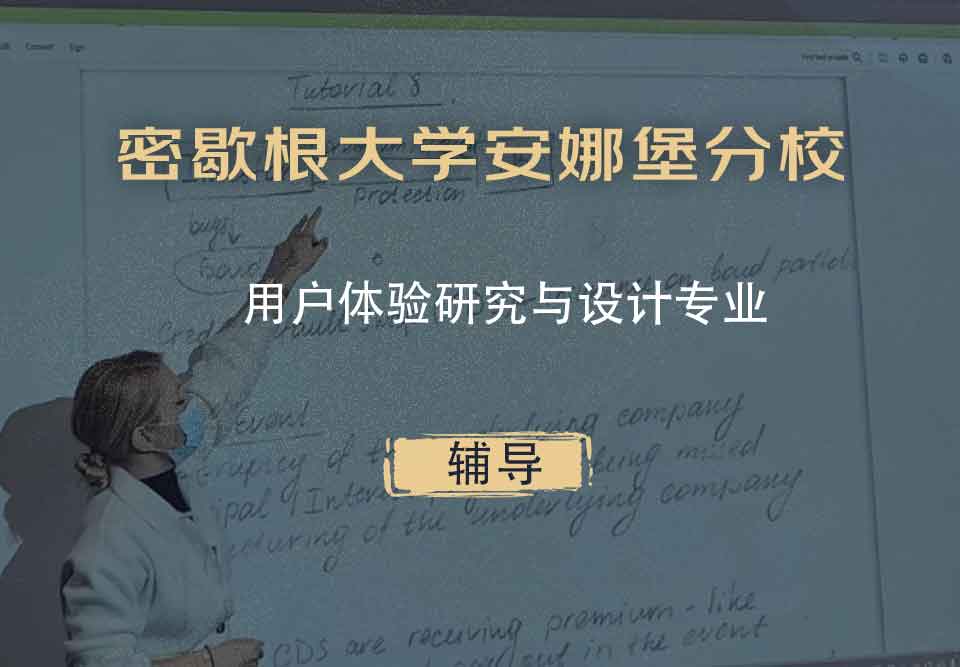 密歇根大学安娜堡分校UMich用户体验研究与设计辅导